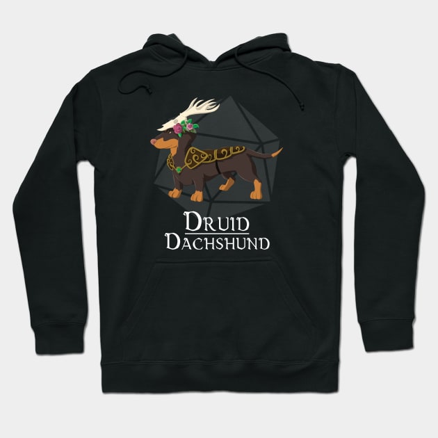 Druid Dachshund Hoodie by Celestirus